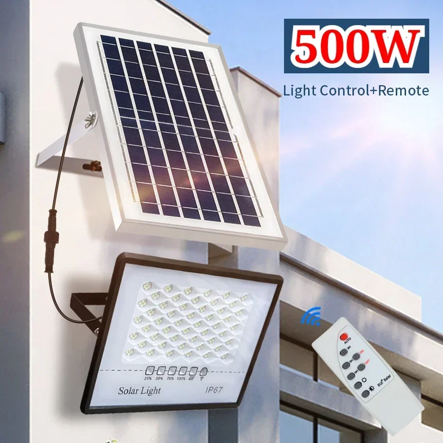 Waterproof Junction Box Solar - 500W zonnelamp buiten waterdichte spots zonne-verlichting