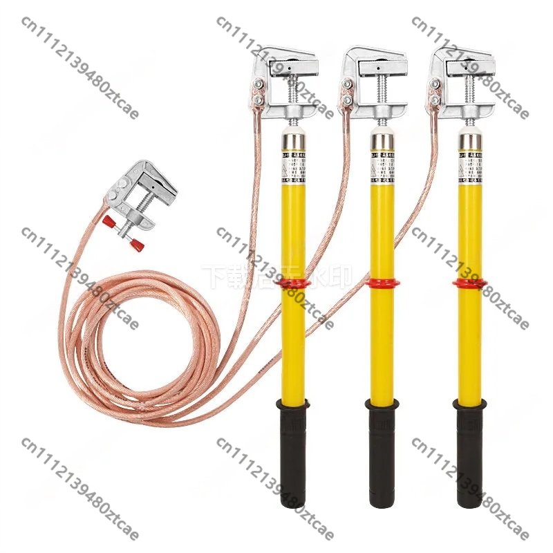 Earthing Grounding Rod - 10KV hoogspanningsaardingsdraad, energiecentrale aardingsstaaf, verdeelkamer, zachte