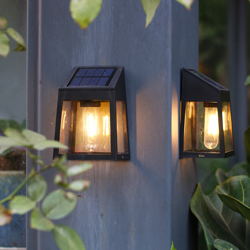 Waterproof Junction Box Solar - Zonne-wandlamp buiten waterdicht zonlicht pad hek