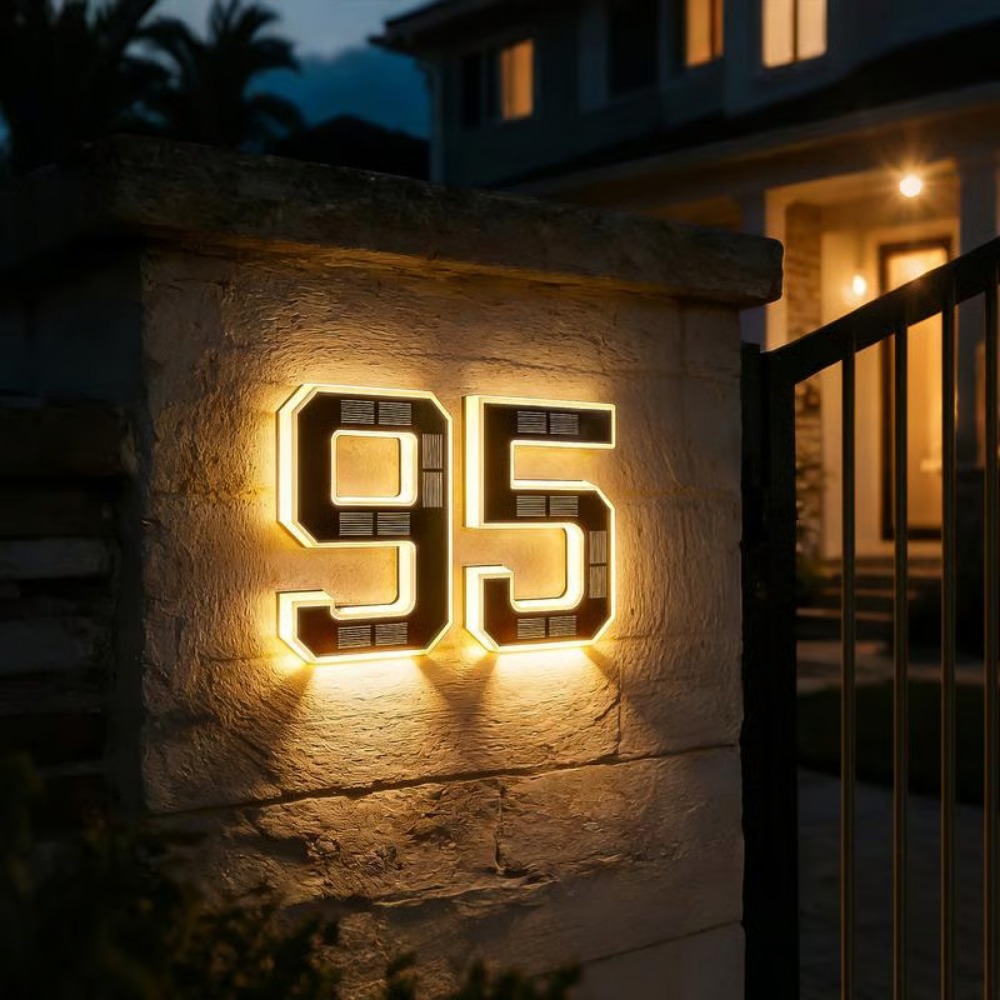 Nieuw zonne-adresbord LED-huis - Waterproof Junction Box Solar recensie en prijs