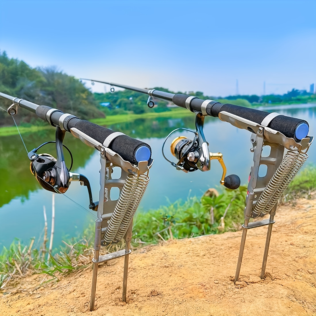 Automatische veerhengelhouder, - Earthing Grounding Rod recensie en prijs