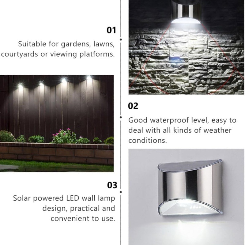 2 stuks zonne-tuinlamp roestvr - Waterproof Junction Box Solar recensie en prijs