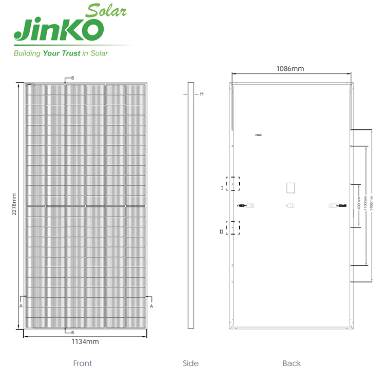 Jinko n Type Pv-module 610 Wat - Jinko Solar Panel N-Type recensie en prijs