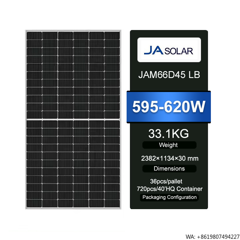 Lage MOQ JA Solar Panel Dubbel - Jinko Solar Panel N-Type recensie en prijs